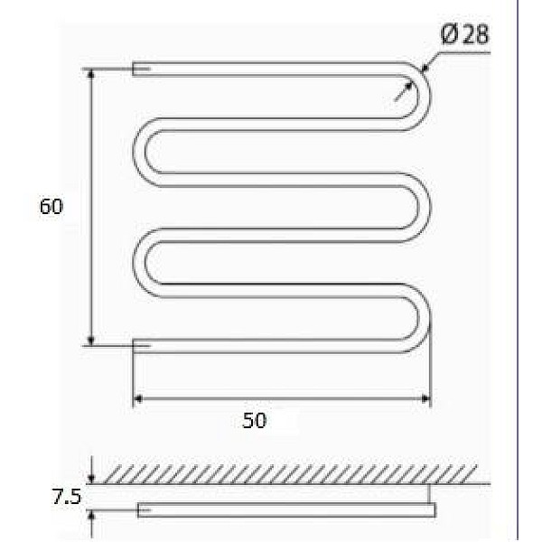 DRYER TOWELL EŽ600S BRASS