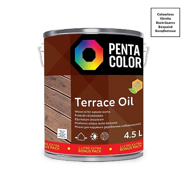 ALIEJUS TERASOMS SU TUNGU „TERRACE OIL“ (BESPALVIS; 3.5+1 L)