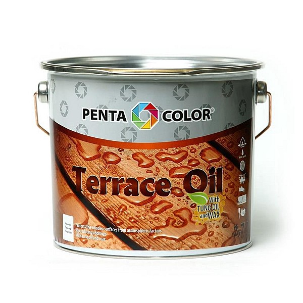 ALIEJUS TERASOMS SU TUNGU „TERRACE OIL“ (ŠV. RUDAS; 2.7 L)