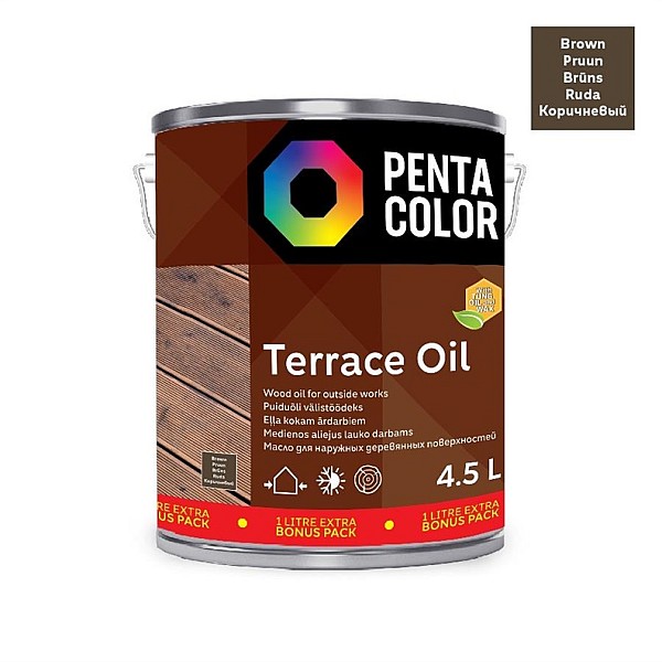 ALIEJUS TERASOMS SU TUNGU „TERRACE OIL“ (RUDAS; 3.5+1 L)