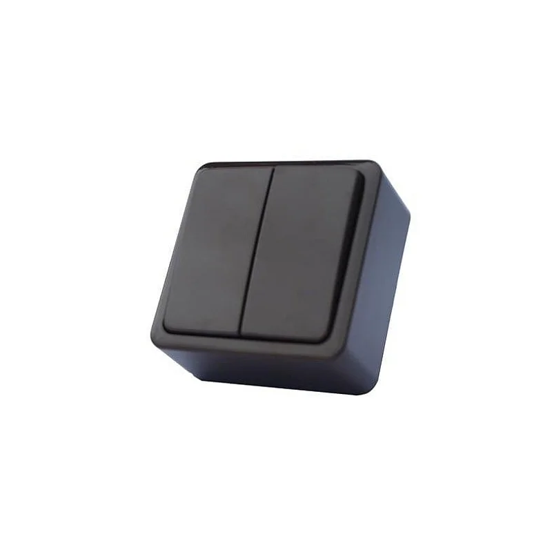 Jungiklis VILMA SL+250. 2 klav.. antracito spalvos Jungiklis VILMA SL+250. 2 klav.. antracito spalvos