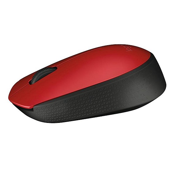 MOUSE COMP WIRELESS LOGITECH M171 RED