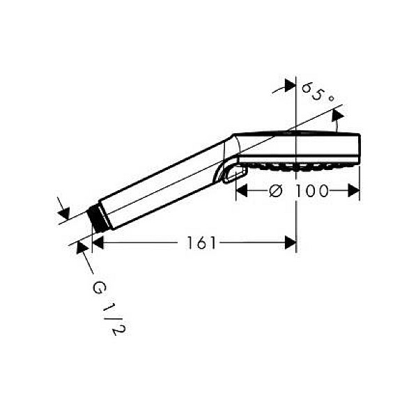 HEAD SHOWER CROMETTA COPPER 26330400 2