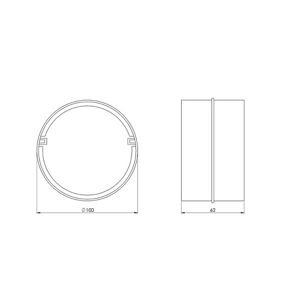 SAVIENOJUMS AS100MM (EUROPLAST)