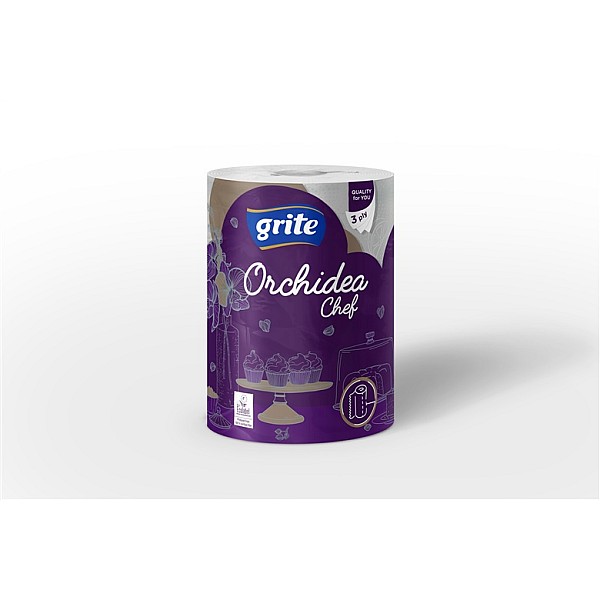 Dvielis papīra Grite Orchidea 3sl 1gab