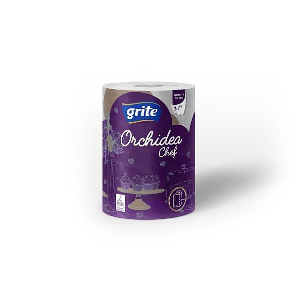 Dvielis papīra Grite Orchidea 3sl 1gab