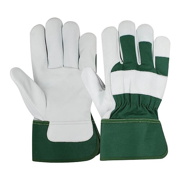 LEATHER GLOVES WITH COTTON BAC. AB-2401