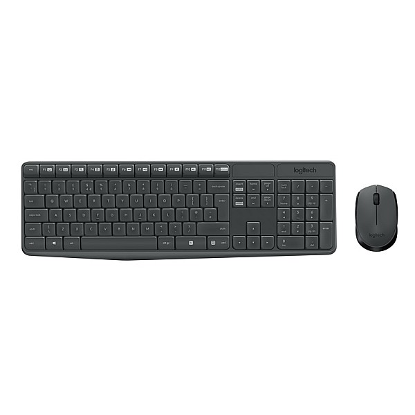 Belaidė klaviatūra ir pelė Logitech MK235