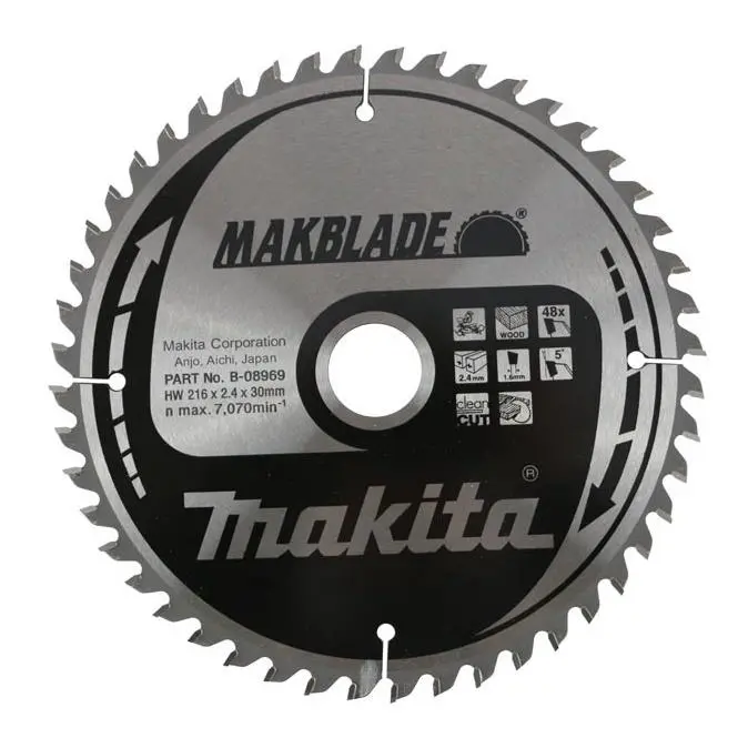 ZĀĢRIPA MAKITA B-08969 216X30X2.4MM Z48