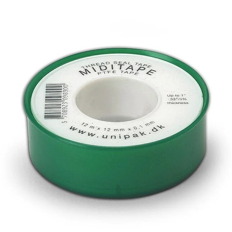 LENTA TEFLONA MIDITAPE 12X12X0.1MM (UNIPAK) LENTA TEFLONA MIDITAPE 12X12X0.1MM (UNIPAK)