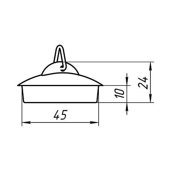 Vonios plautuvės kamštis Aniplast M300. 1½