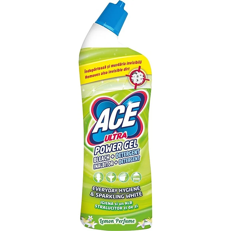 CLEANER GEL ACE ULTRA POWER LEMON 750ML