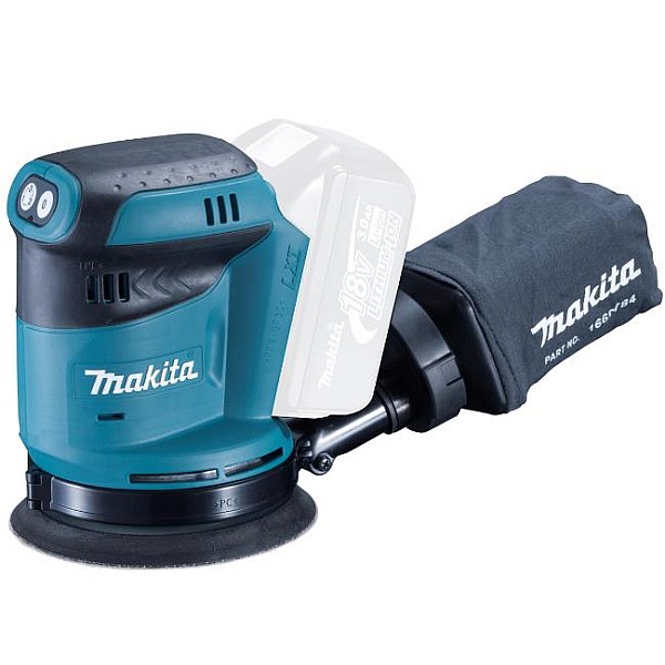 SLĪPMAŠĪNA EKSCENTR DBO180Z 18V Z-SĒRIJA (MAKITA)