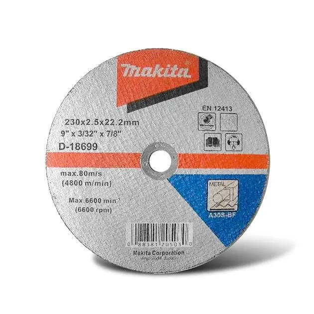 CUTTING DISC 230X2.5 A30S METAL MAKITA CUTTING DISC 230X2.5 A30S METAL MAKITA