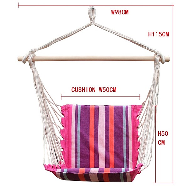 HAMMOCK CHAIR LIME/PINK (6)