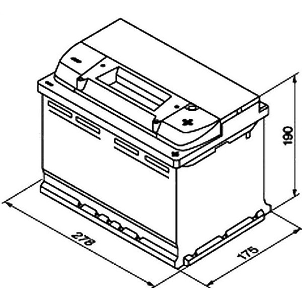 AKKU BOSCH 77AH/780A 0092S50080 S5 008