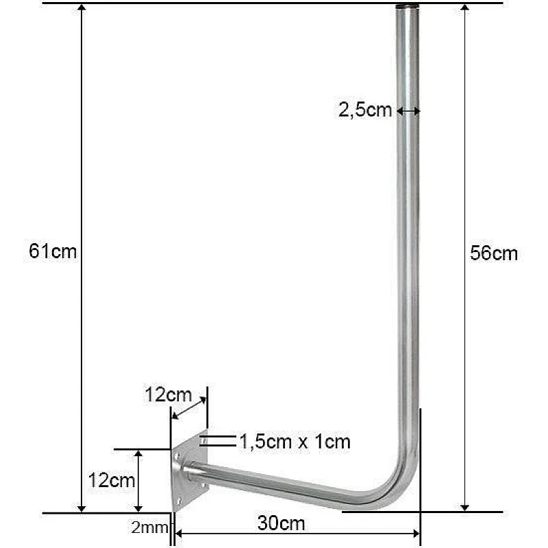 Antenos tvirtinimas Blow 76-900. 55 x 30 cm Antenos tvirtinimas Blow 76-900. 55 x 30 cm