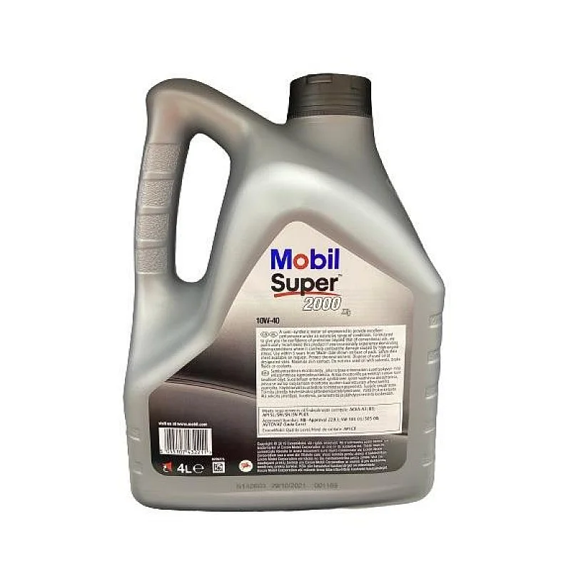 MOTOREĻĻA MOBIL SUP 2000 X1 10W-40 4L MOTOREĻĻA MOBIL SUP 2000 X1 10W-40 4L