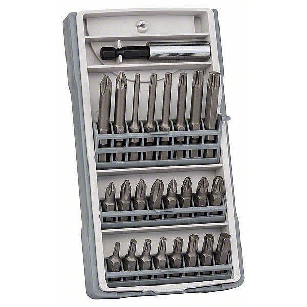 SCREWDRIVER BIT SET 25 PCSHOLDER PH/PZ/T