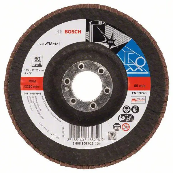 DISKS SLĪPĒJ. SMILŠPAP.TOP D=125 MM.K 60