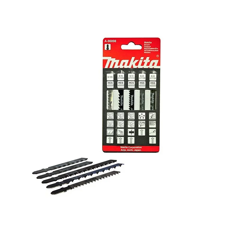 KOMPLEKTS FIGŪRZĀĢA ASMEŅU 5 VEIDI (MAKITA)