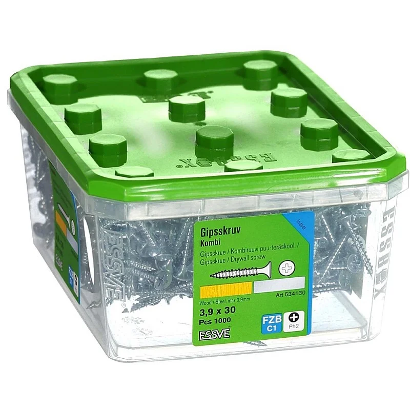 COMBISCREW 3.9X30 ZINC(1000)