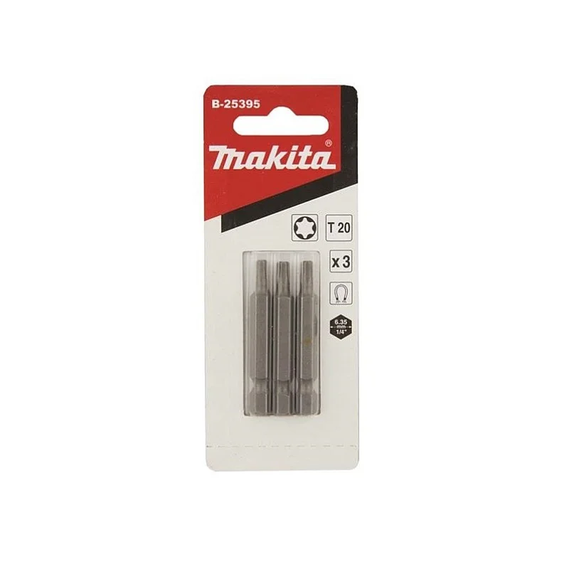 SCREWDRIVER BIT MAKITA 50MM TORX 20 3PCS SCREWDRIVER BIT MAKITA 50MM TORX 20 3PCS