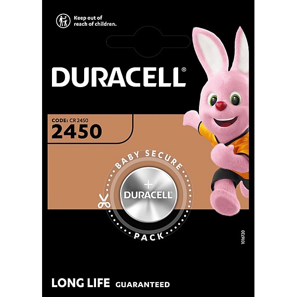 Elementas DURACELL CR2450. 3V