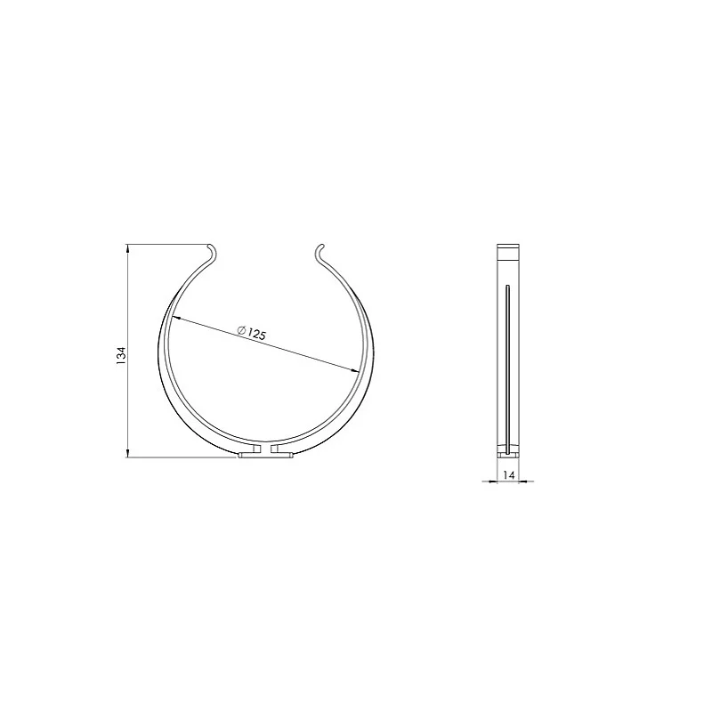 STIPRINĀJUMS PLASTMASAS D125MM (2GAB.) (EUROPLAST) STIPRINĀJUMS PLASTMASAS D125MM (2GAB.) (EUROPLAST)