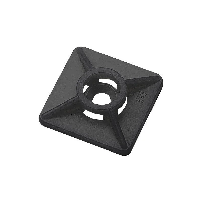 CABLE TIE BASE SELF ADHESIVE 3.6MM BLACK
