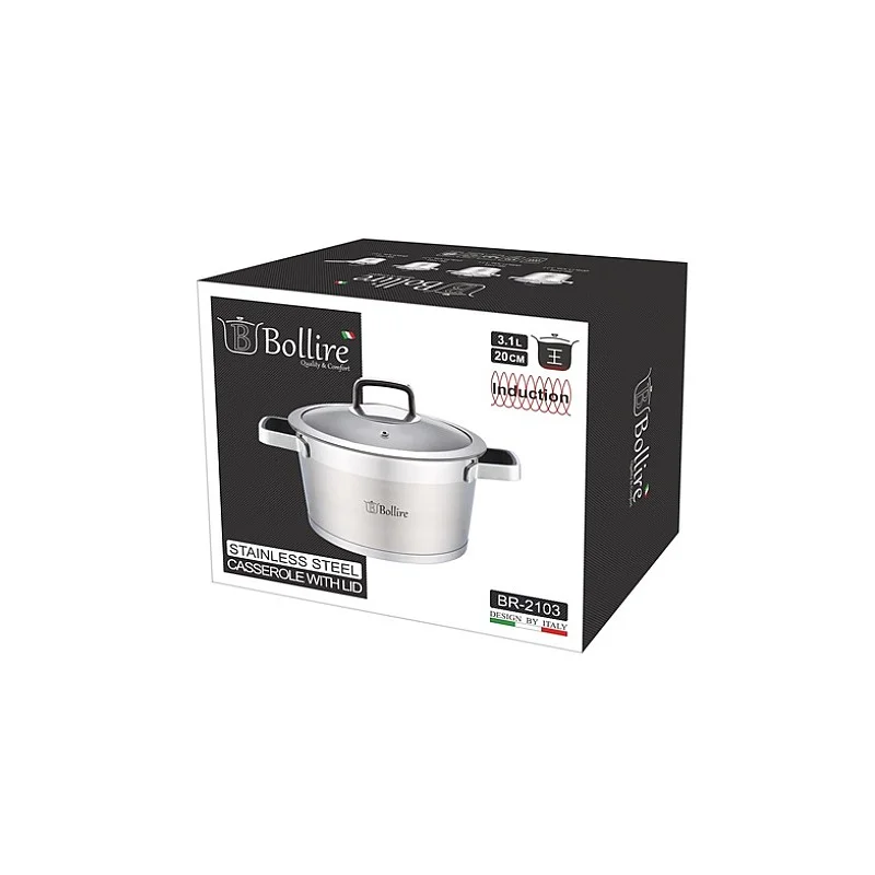 POT BOLLIRE BR-2103 S/S 20CM 3.1L