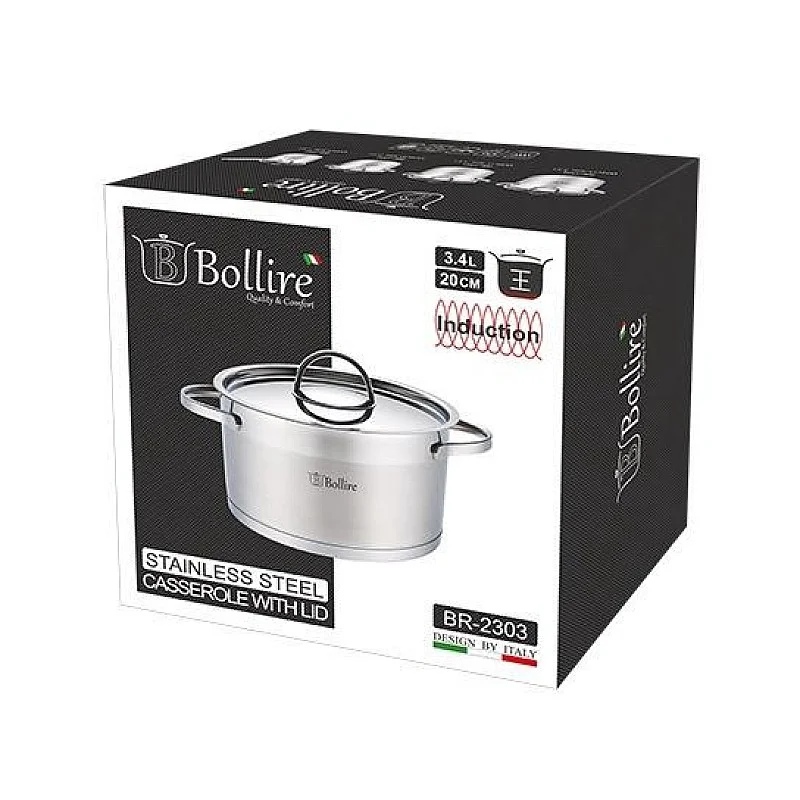 POT BOLLIRE BR-2303 S/S 20CM 3.4L