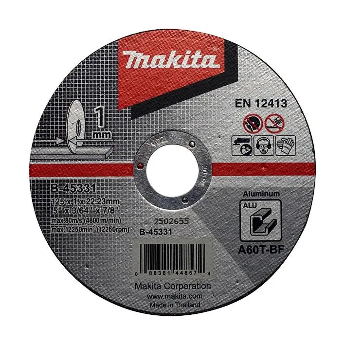 CUTTING DISC 125X1.0 A60T AL MAKITA CUTTING DISC 125X1.0 A60T AL MAKITA