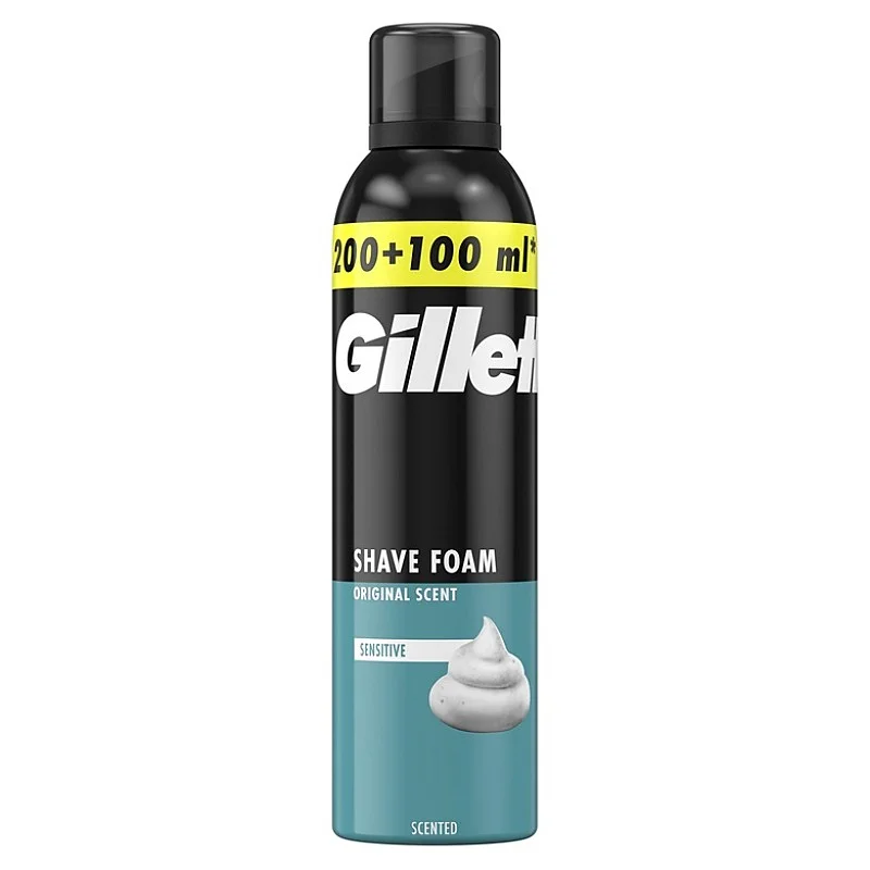 SHAVING FOAM GILLETTE SENSITIVE 300ML