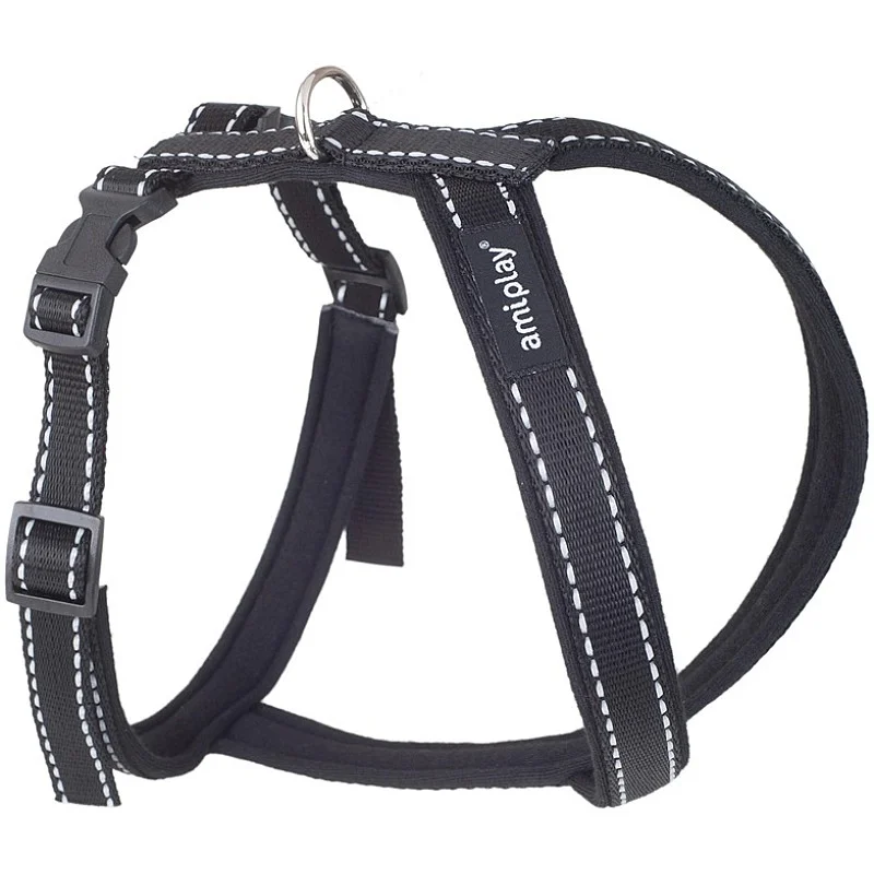 SIKSNIŅA PLECU M 34X49-59CM MELNA