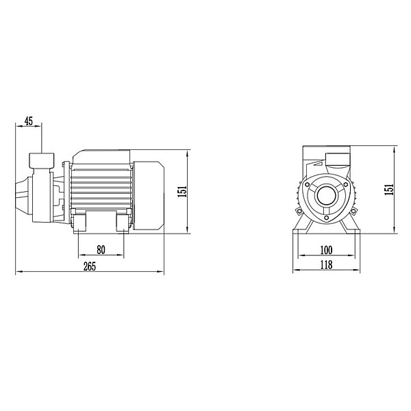 Suknis darza Haushalt 370W 2100l/st