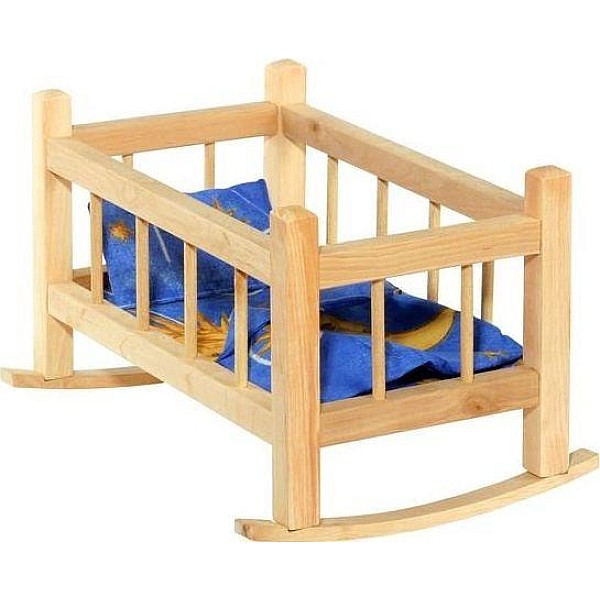 TOY WOODEN CRADLE