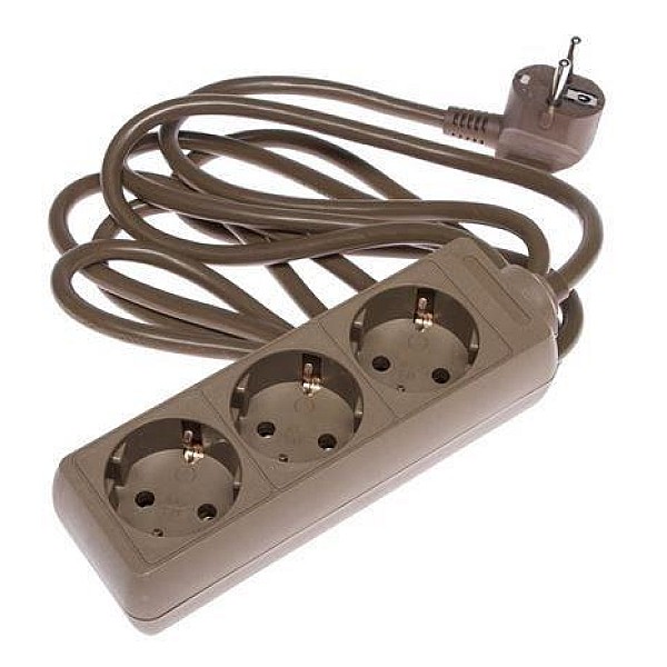 Okko Power Strip 3-Outlet 250V 16A 3m