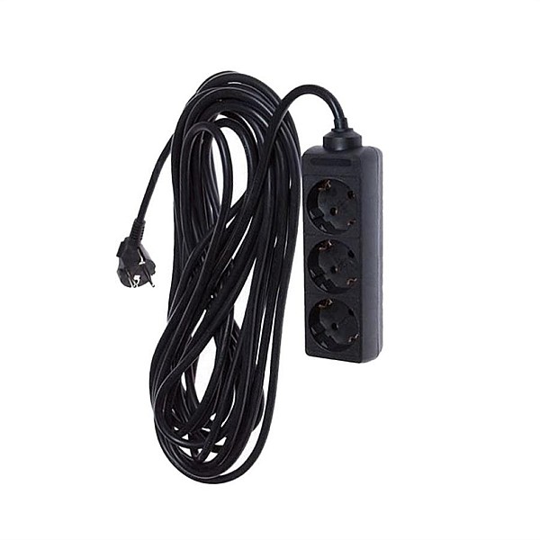 EXT CORD G0N3/KF-03 3X1.5 10M 3P BLCK