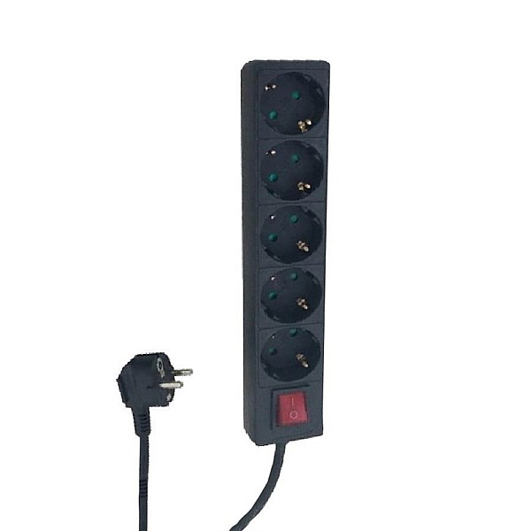 Okko Power Strip 5-Outlet 230V 16A 3 m