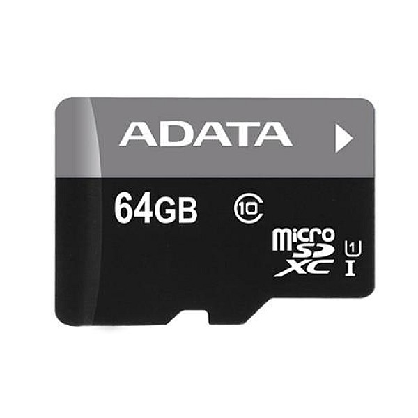 CARD MEM MICROSDXC 64GB C10 ADATA PRM