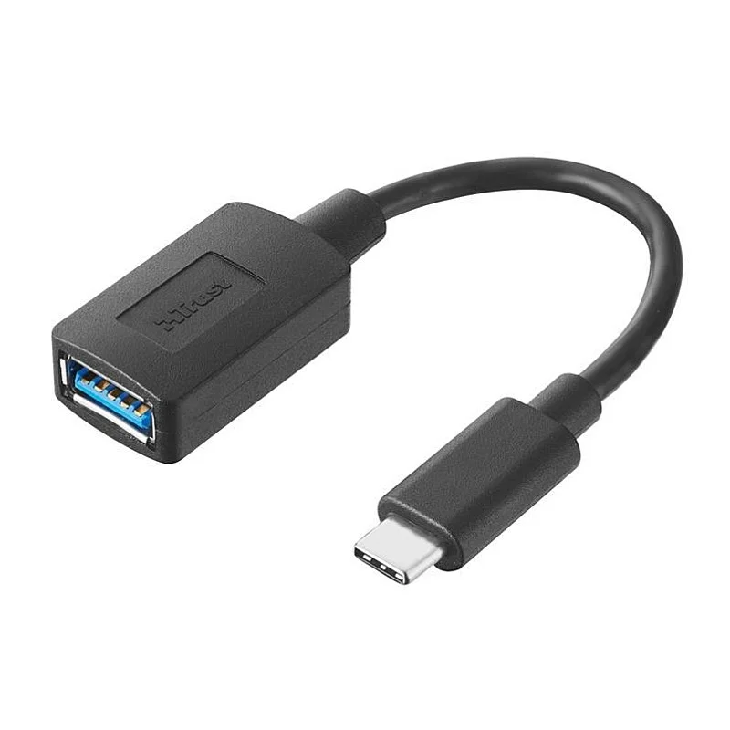 Adapteris TRUST USB Type C M. USB Type A F. melns 20967 Adapteris TRUST USB Type C M. USB Type A F. melns 20967