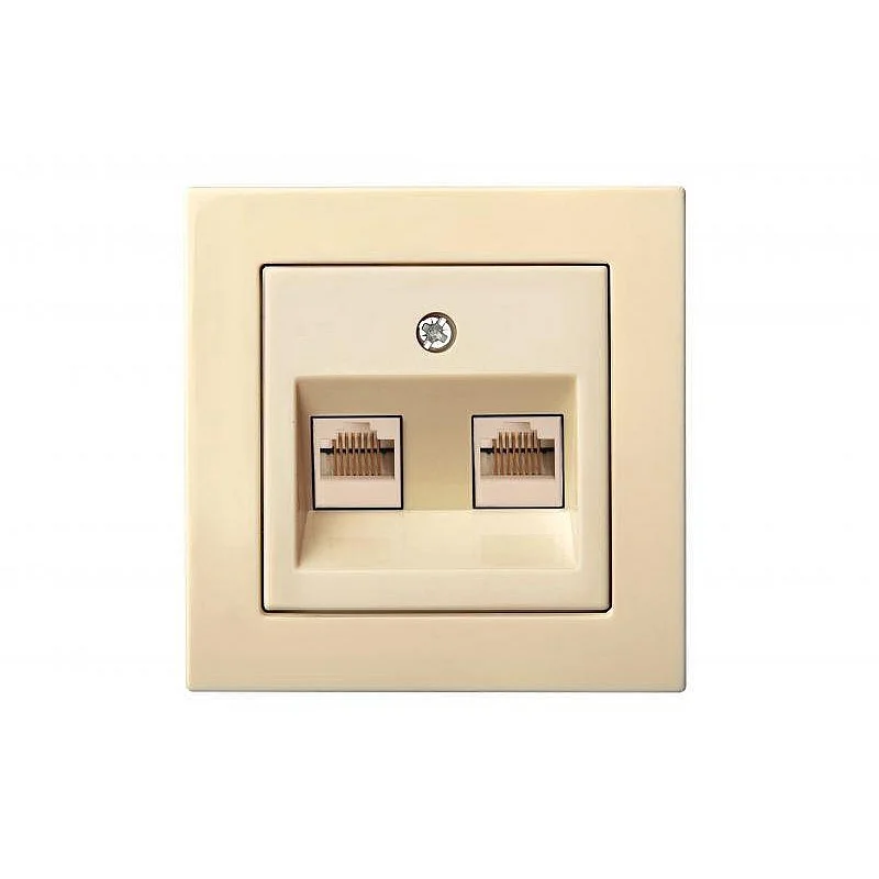 COMPUTER SOCKET 2-WAY WITHOUT FRAME COMPUTER SOCKET 2-WAY WITHOUT FRAME