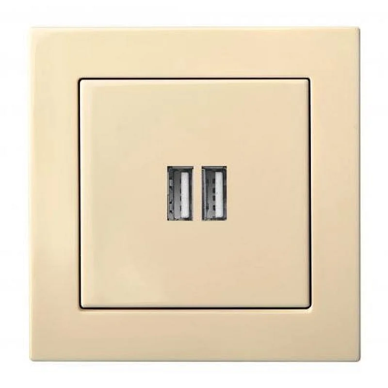 USB kroviklis LIREGUS EPSILON. smėlio spalvos USB kroviklis LIREGUS EPSILON. smėlio spalvos