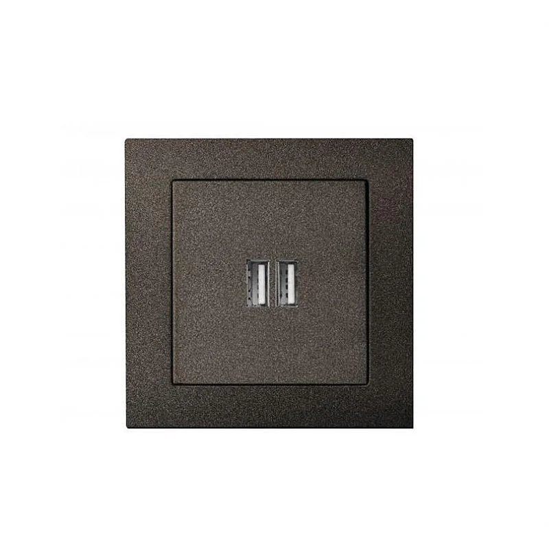 USB kroviklis LIREGUS EPSILON. juodos spalvos USB kroviklis LIREGUS EPSILON. juodos spalvos