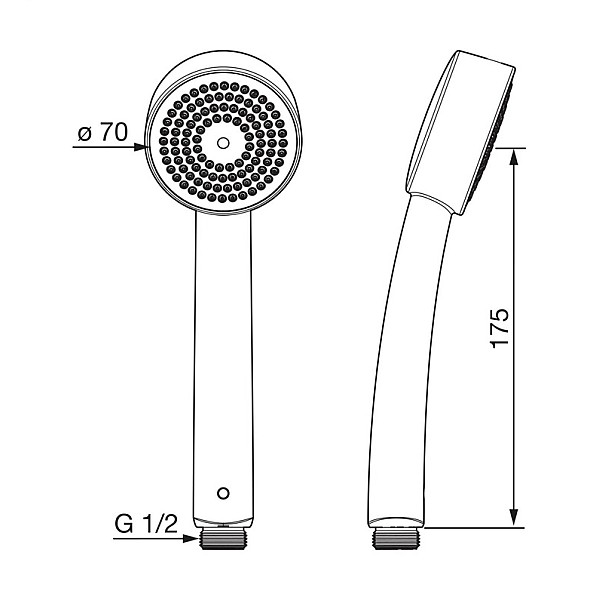 HANDSHOWER ORAS APOLLO CHROME 252020