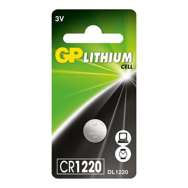 Elementas GP LITHIUM CR1220.3V