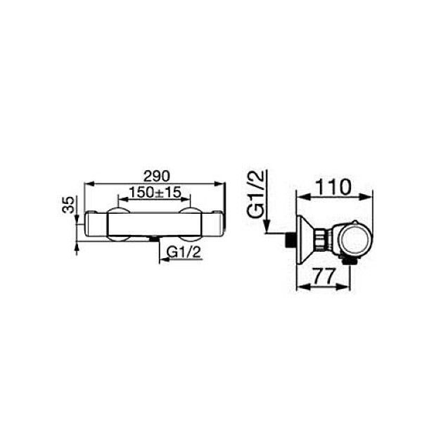 SHOWER FAUCET 7460U NOVA