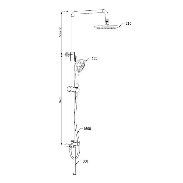 SHOWER SET DX91021C-2