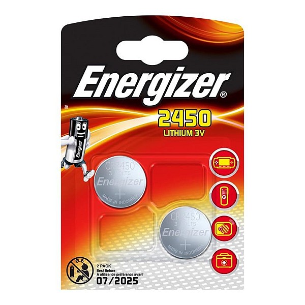 LITIJA BATERIJAS ENERGIZER CR2450 3V 620 mAh